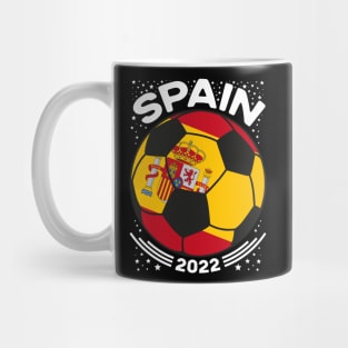 Spain Flag Soccer Football Team Mug